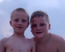Matt and Devin at the beach
