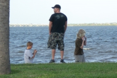 Visiting with Becky, Richard and the kids