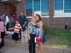 Visiting with family and friends
