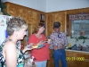 Visiting with family and friends
